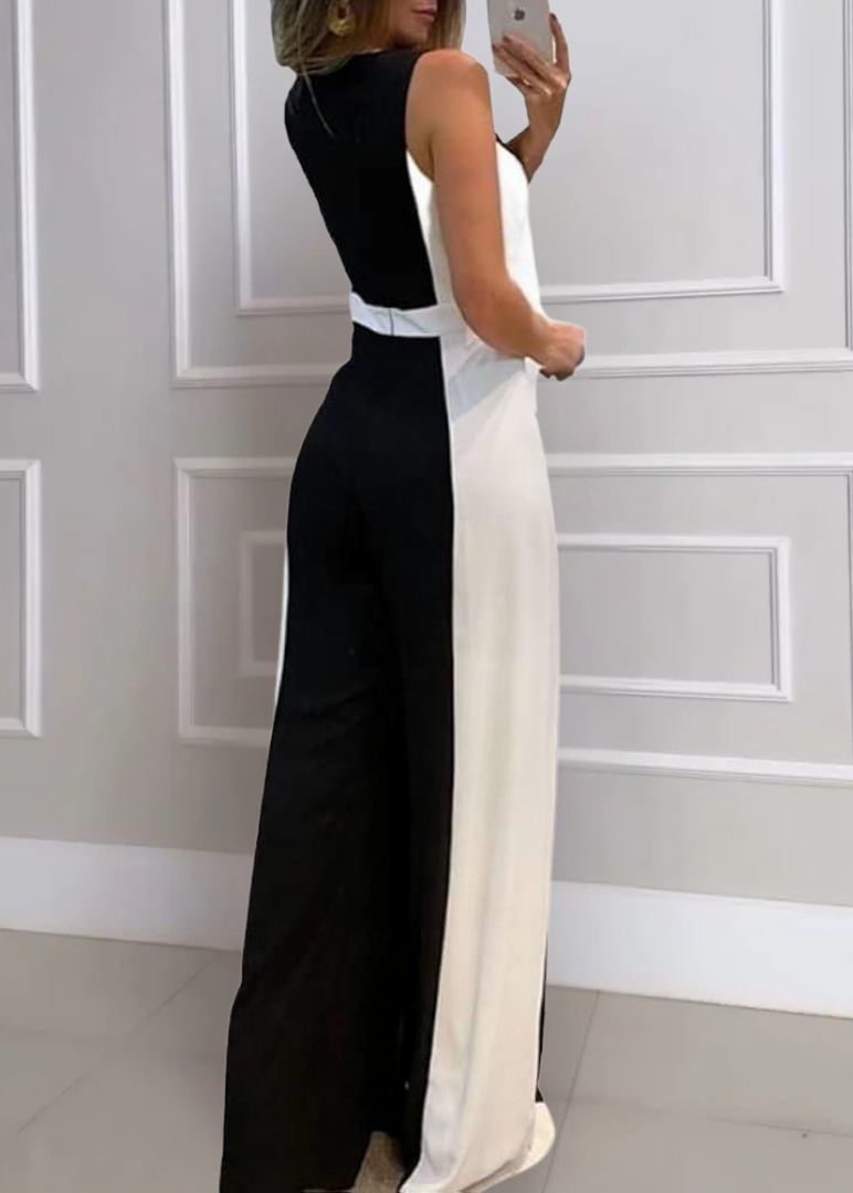 LIVIA | JUMPSUIT BLACK & WHITE